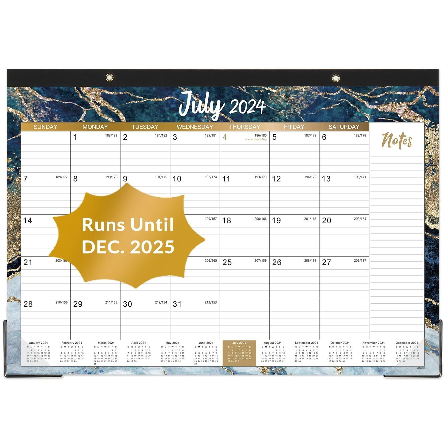 2024 2025 Desk Calendar Jul 2024 Dec 2025 18 Monthly Large Desk 