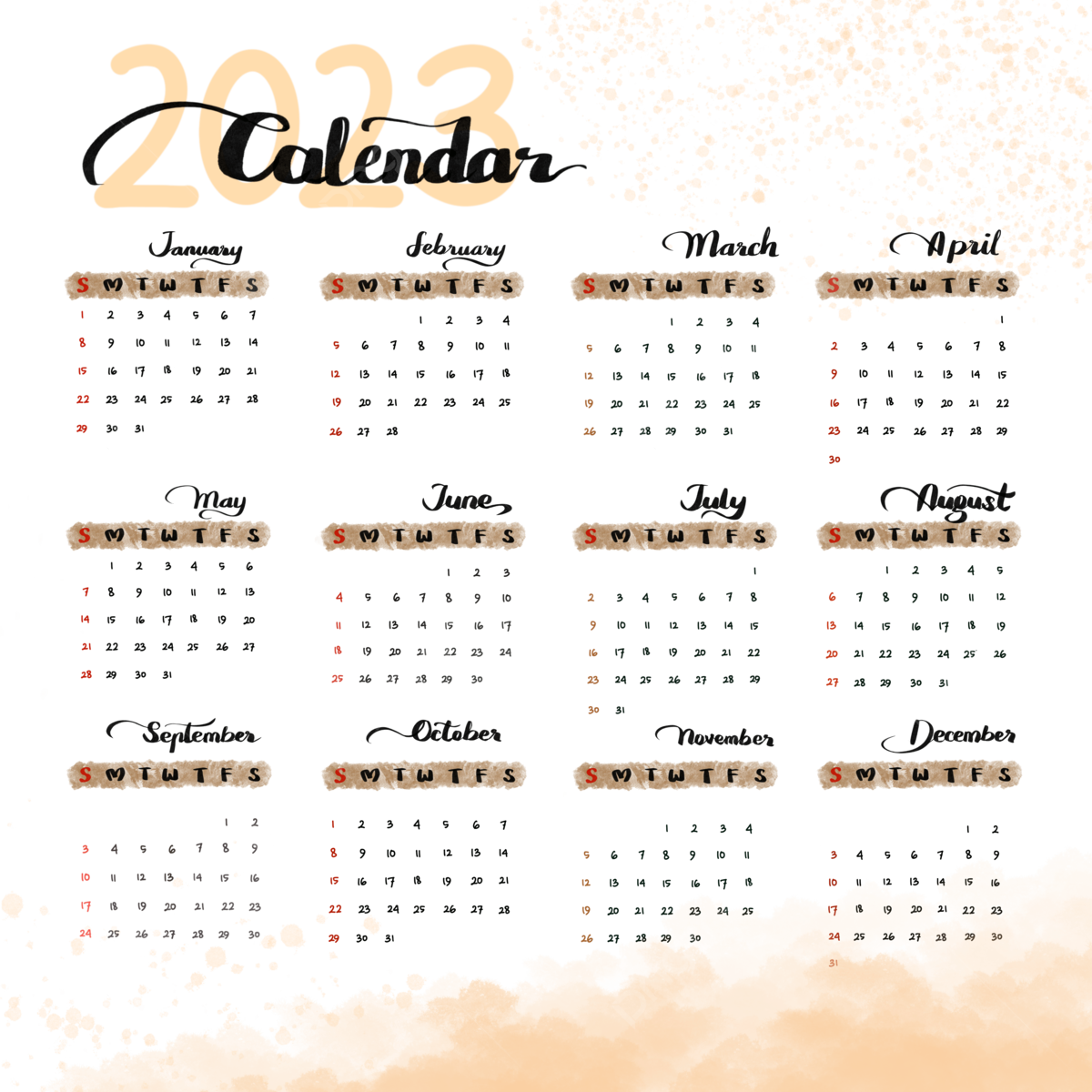2025 Aesthetic Calendar Printable Brian Scott