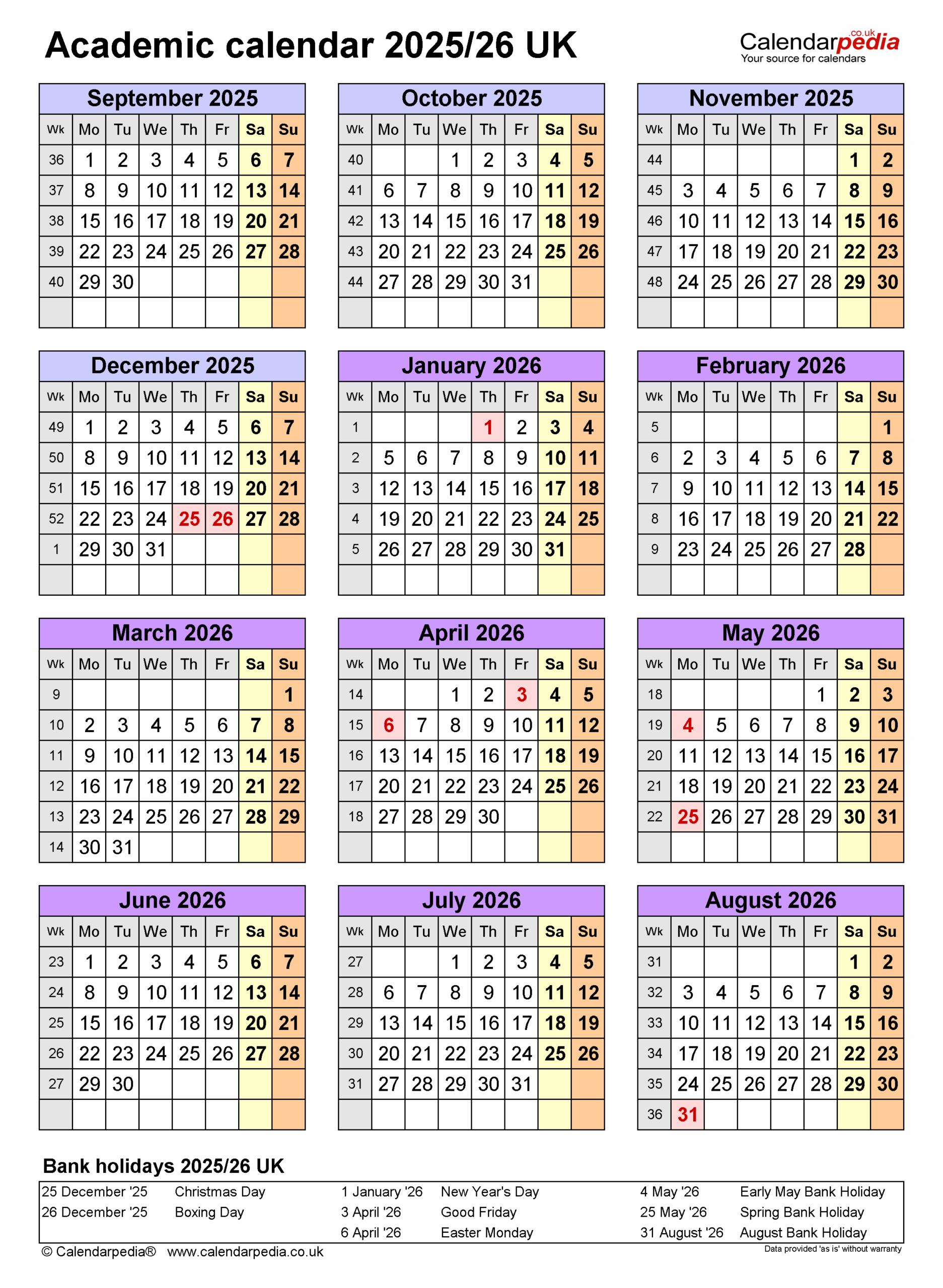 2025 And 2025 Academic Calendar One Unbelievable Calendar 2025