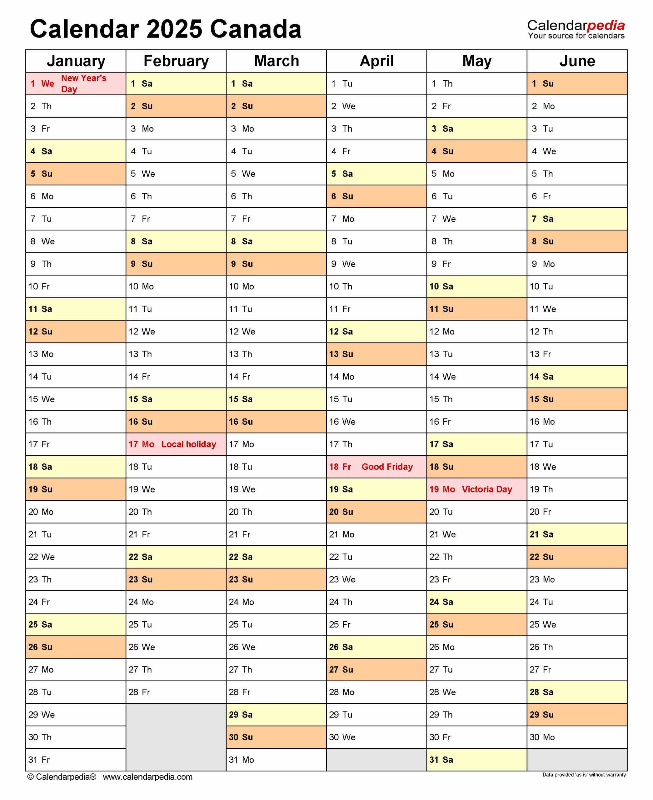 Canada Holiday Calendar 2025 Ontario