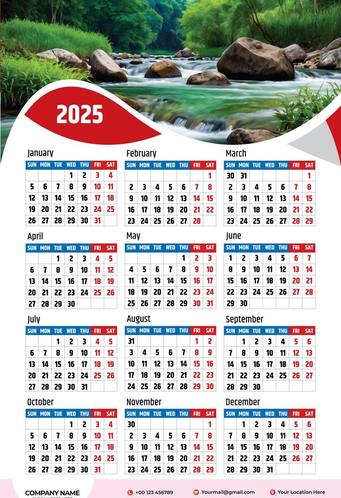 2025 Calendar Creative Design Wall Artofit