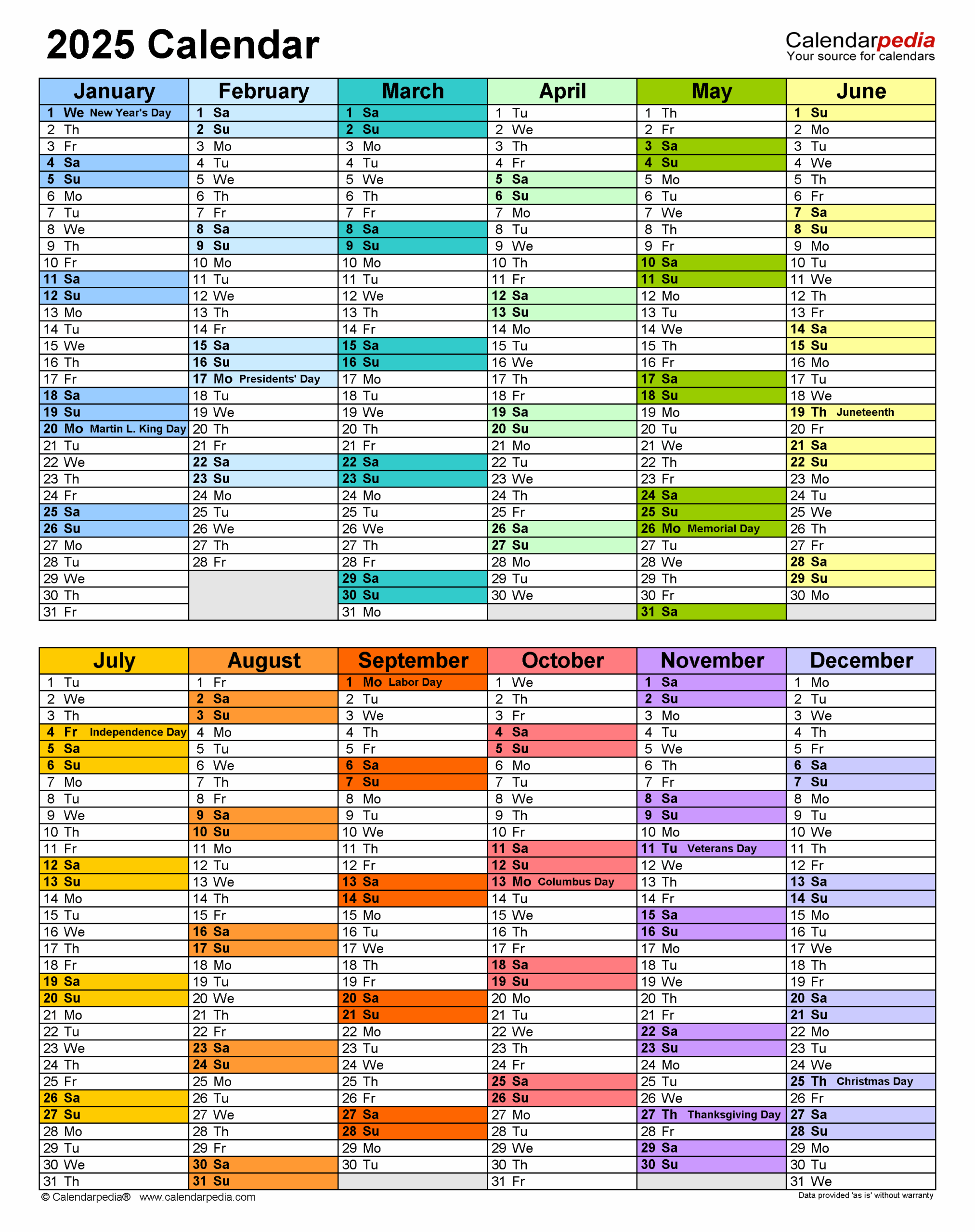 2025 Calendar Excel Template Free Frederik E Juhl
