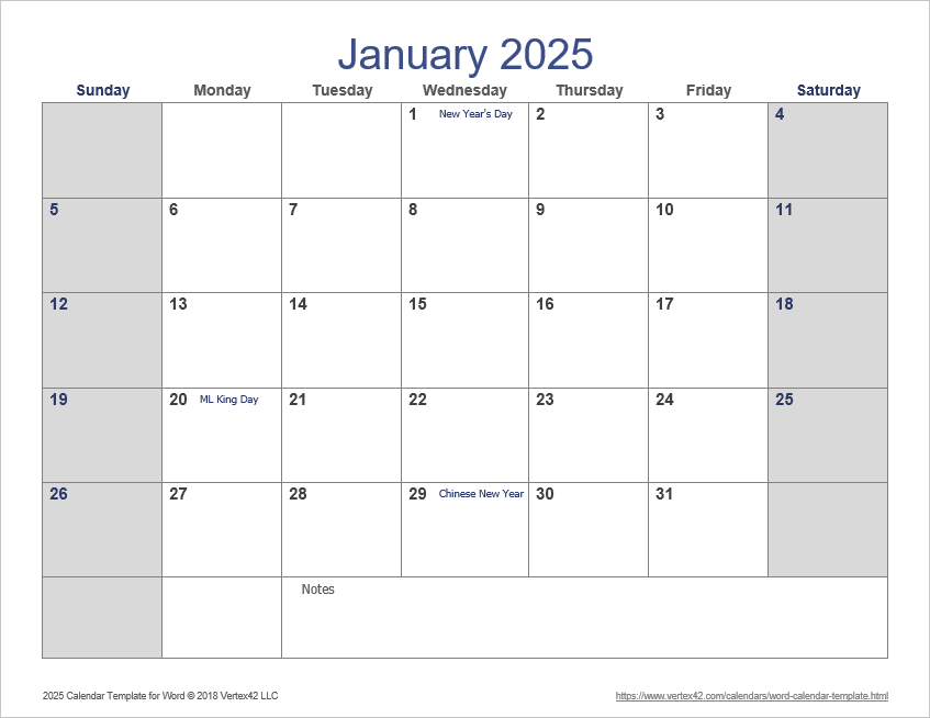 2025 Calendar Template Publisher