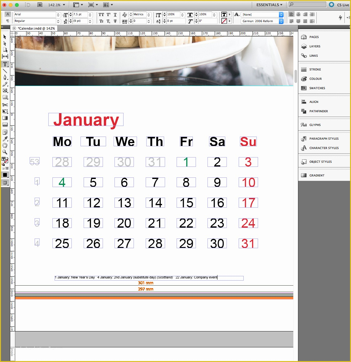 2025 Calendar Template Indesign Free Word Sam A Flores