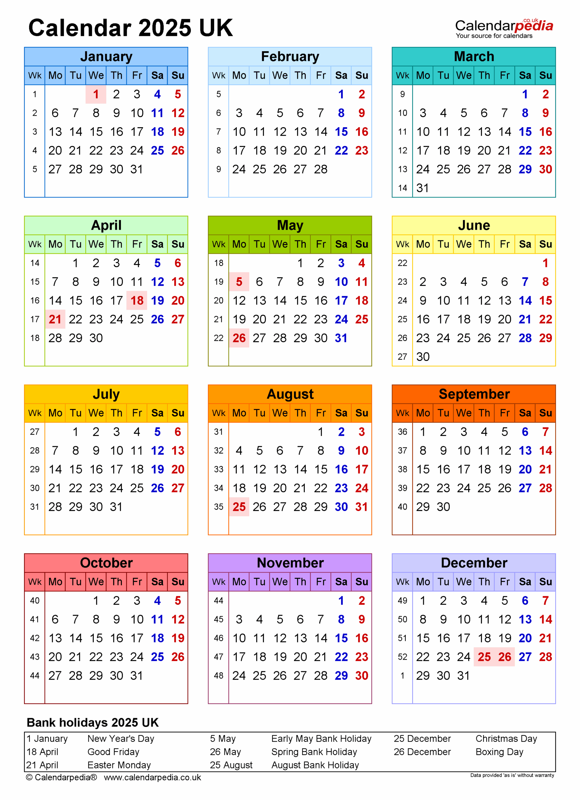2025 Calendar To Print Uk Spectacular Breathtaking Splendid Amber T 