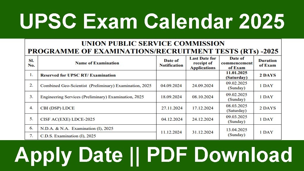 2025 City Exam Schedule Denis Murphy