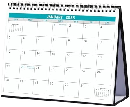 2025 Desk Calendar Desk Calendar From January 2025 December 2025 