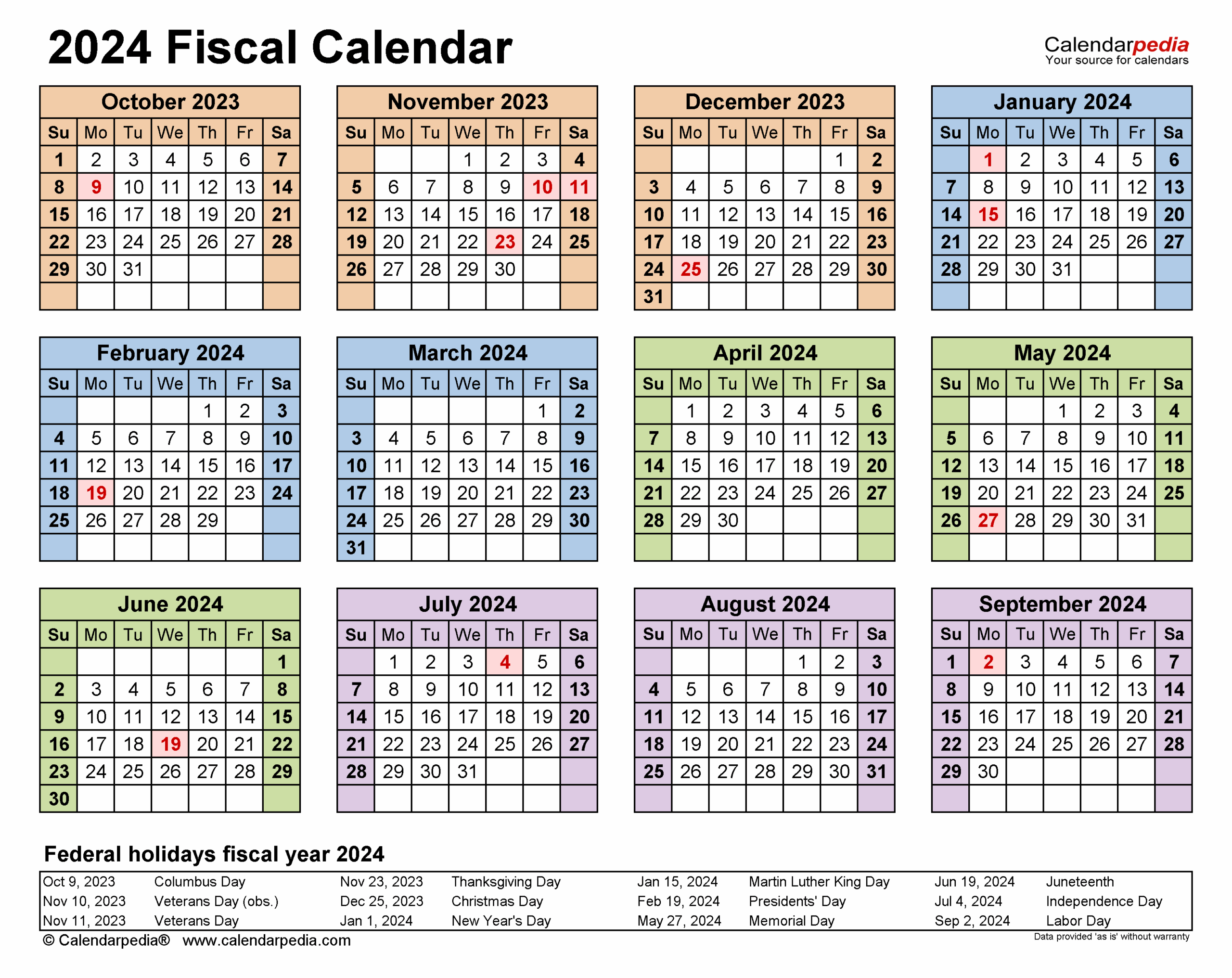 2025 Fiscal Calendar Excel