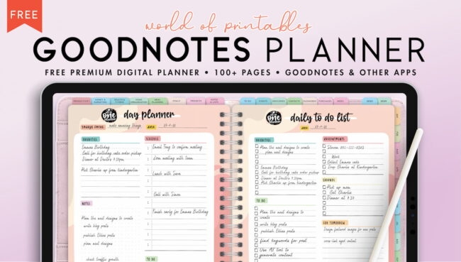 2025 Calendar Template Goodnotes