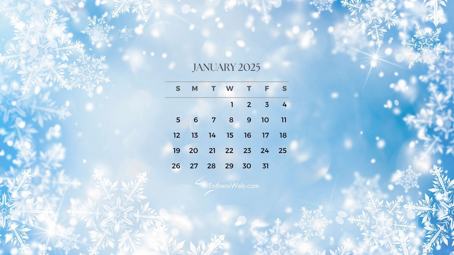 2025 Calendar Wallpaper Download