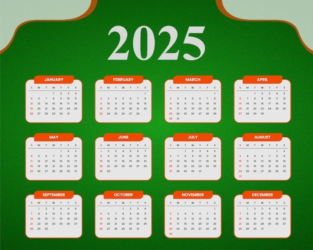 2025 Calendar Design Ideas