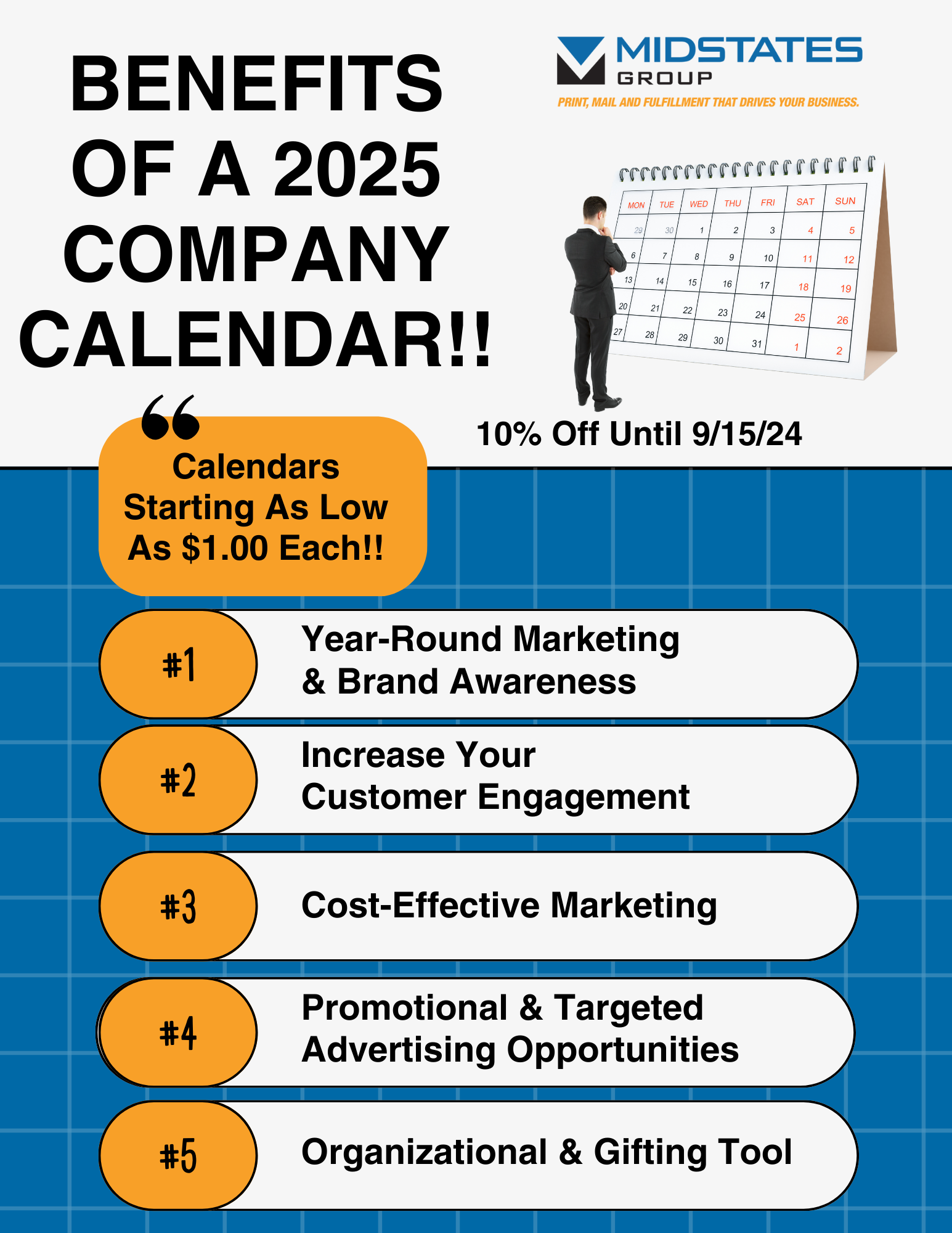 2025 Midstates Group Calendar Promotion Get Your Custom Business Calendar For As Low As 1 Each Midstates Group