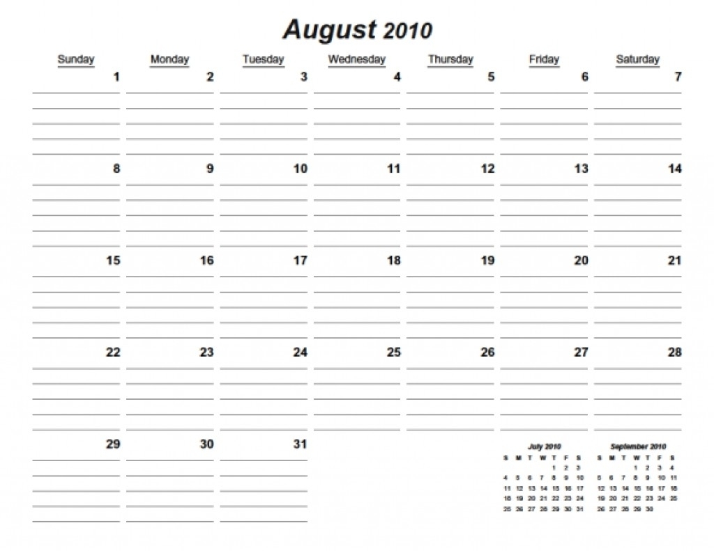 2025 Monthly Calendar With Lines Louise S Hemingway