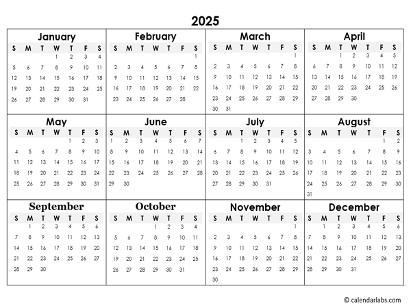 2025 Printable Calendar Templates Fred K Phillips