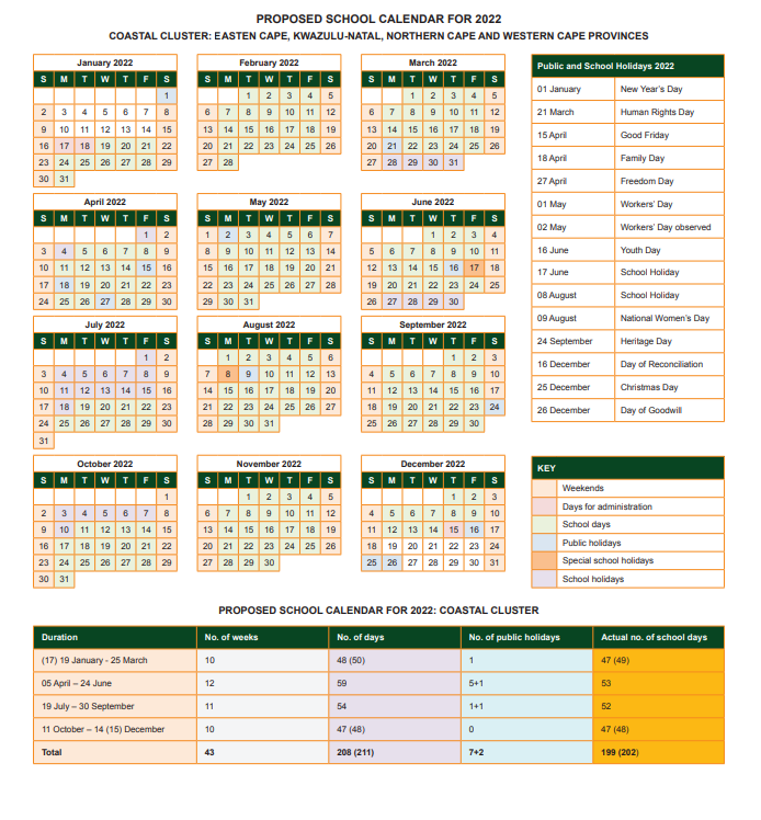 2025 School Calendar Eastern Cape Bonni Christi