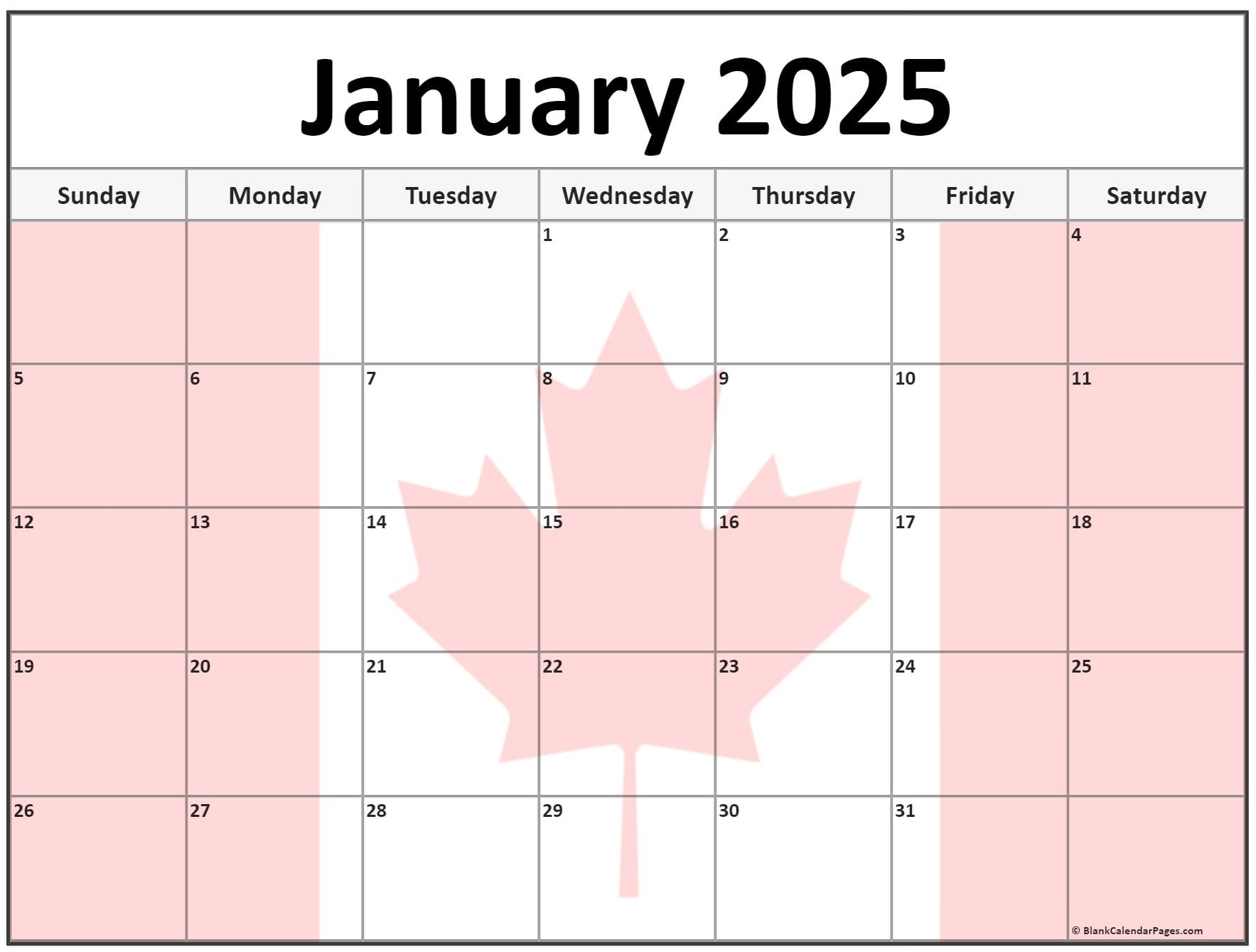 2025 Social Media Calendar Canada Nita M Adams
