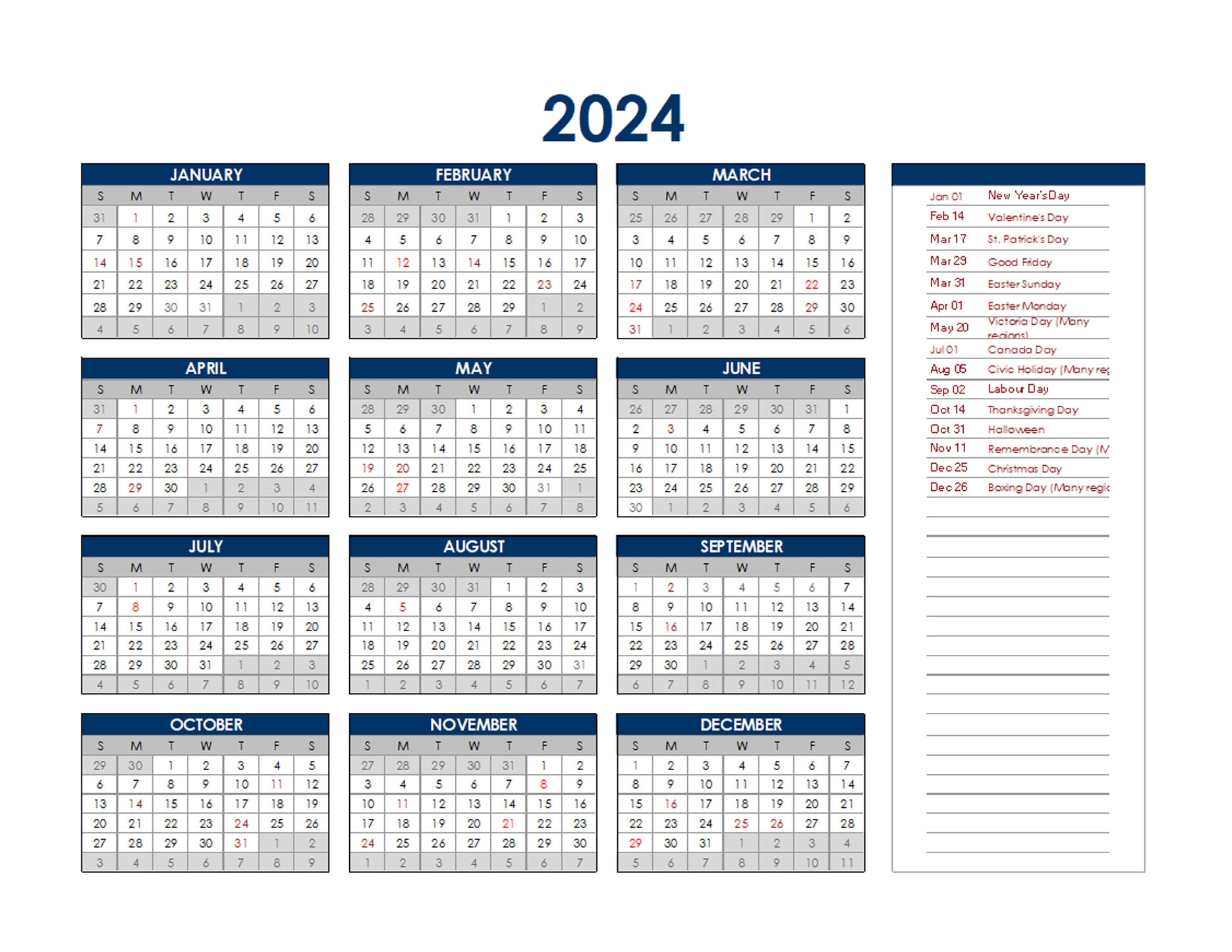 2025 Stat Holidays Canada List 2025 Images References Rami Gontse