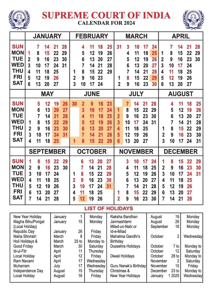 Judicial Watch Calendar 2025