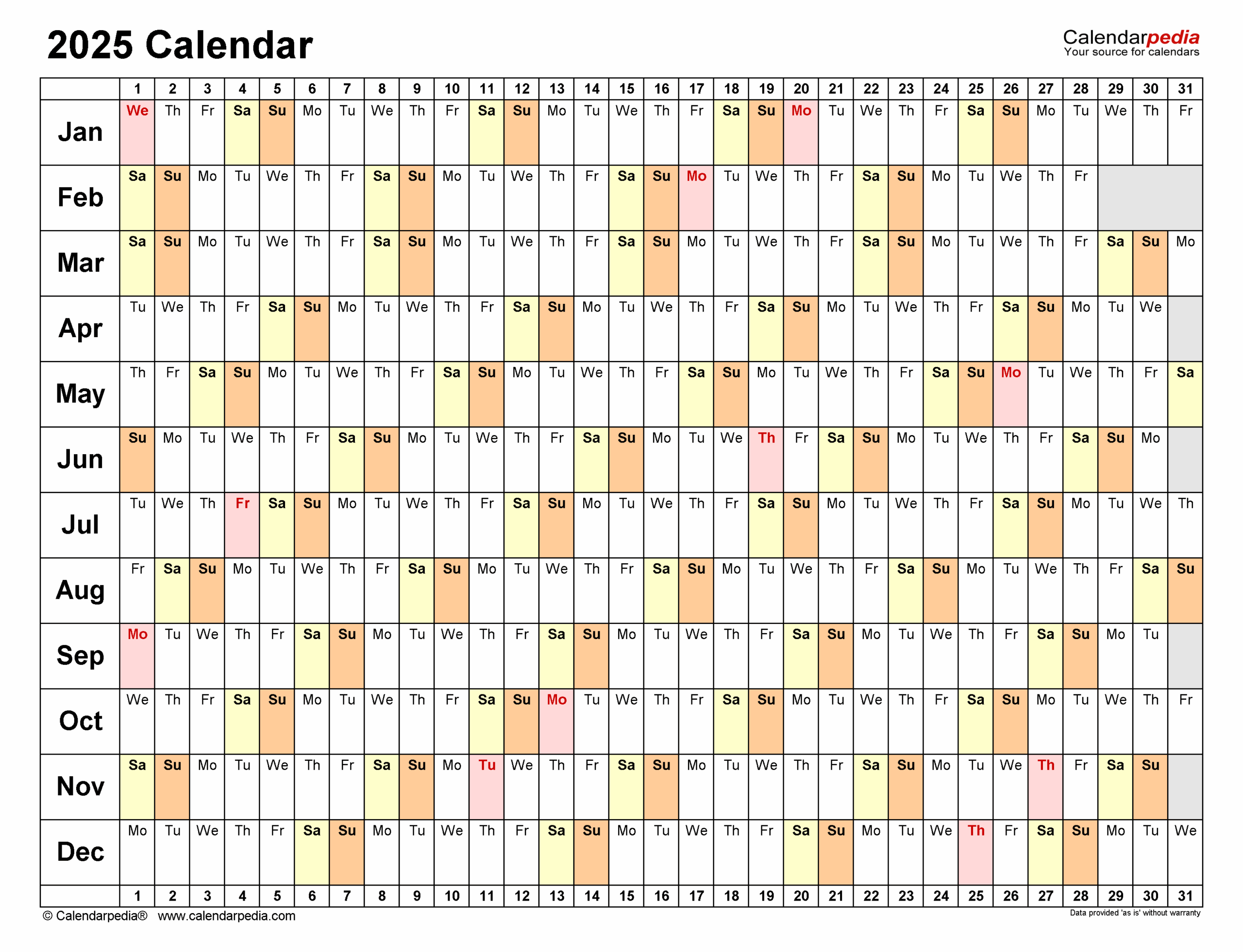 2025 Year Calendar Excel Download For Pc Eddie C Smith