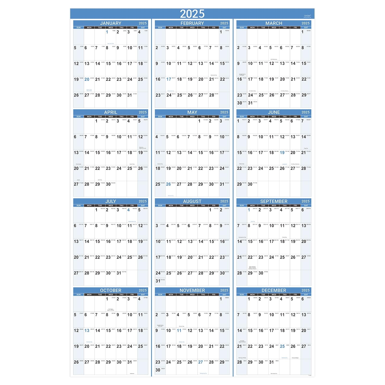 Julian Date Calendar For 2025