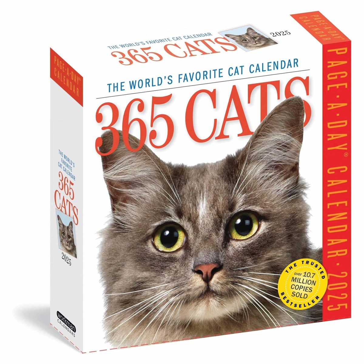 365 Days Of Cats Desk Calendar 2025