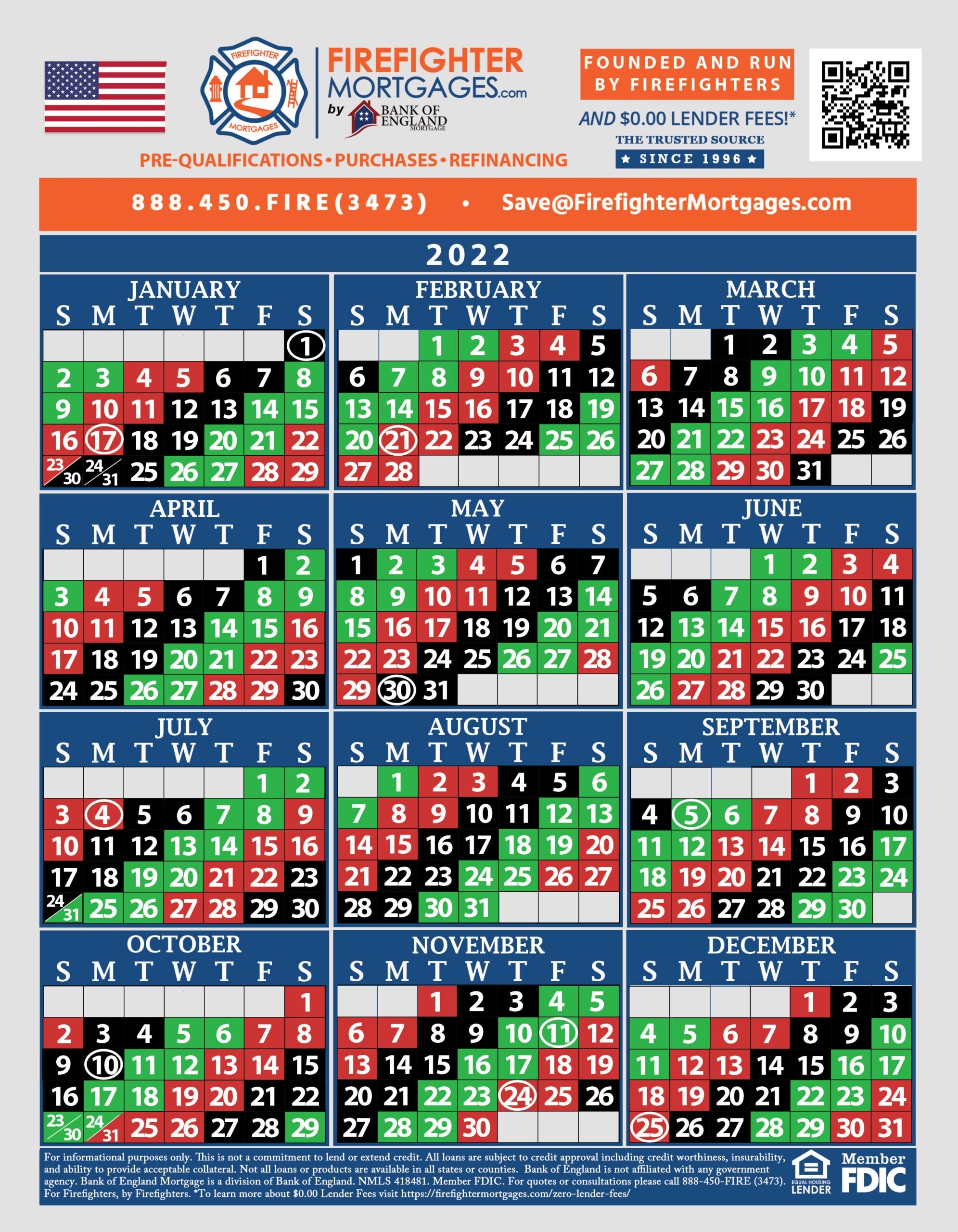 48 96 Shift Calendar 2025 Printable Chelsea Neumann