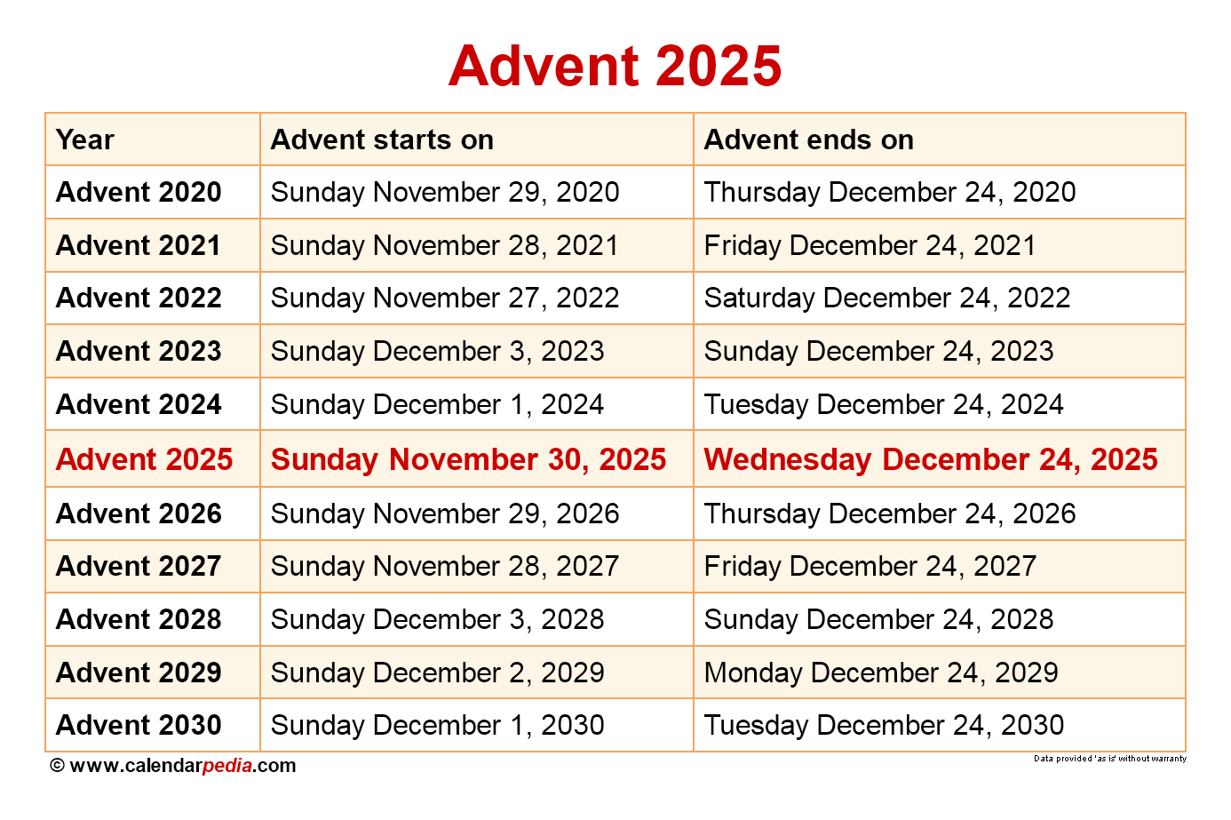 Advent Calendar Dates 2025 Kasper H Madsen