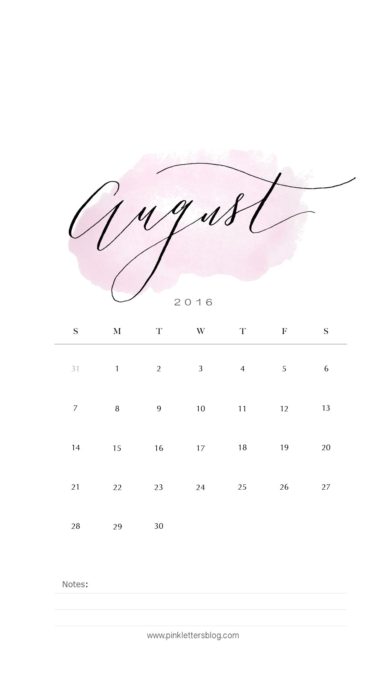 Aesthetic August Calendar 2025 Wallpapers Lita Emogene