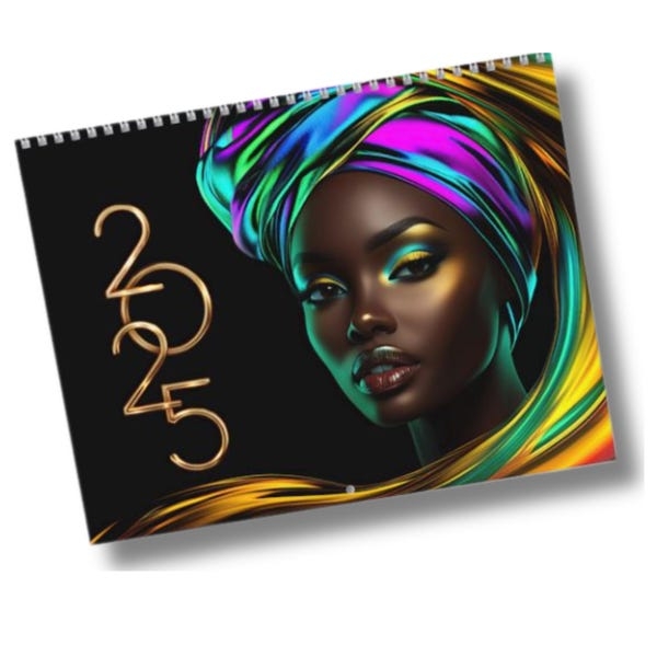 African American 2025 Calendar Etsy