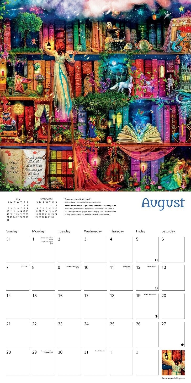 Aimee Stewart Wall Calendar 2022 28Art Calendar 29 by Flame Tree 