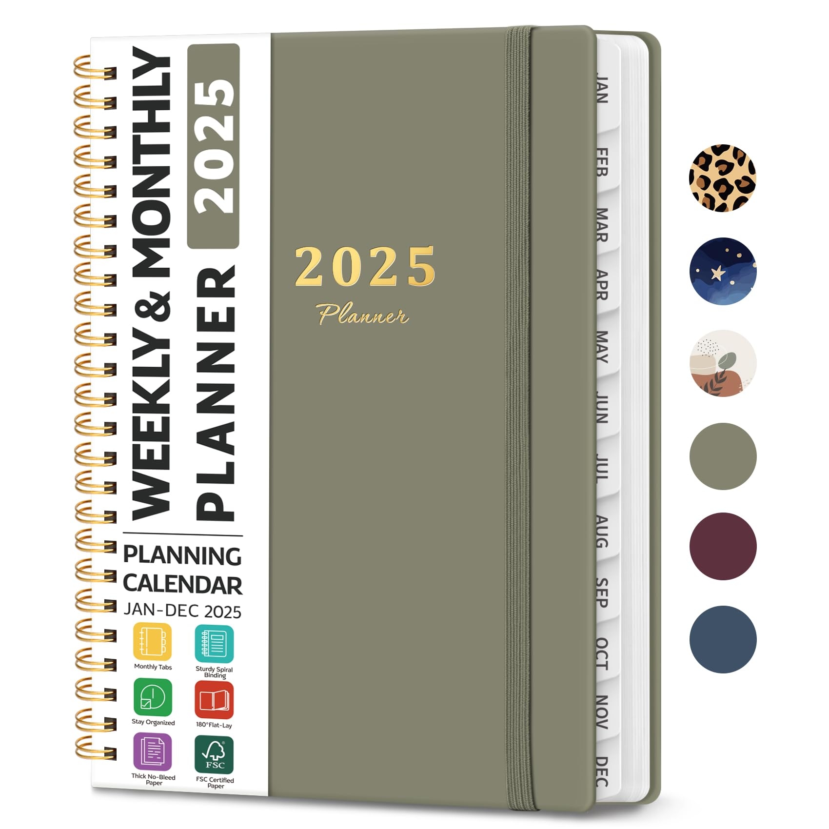 Monthly Calendar Book 2025