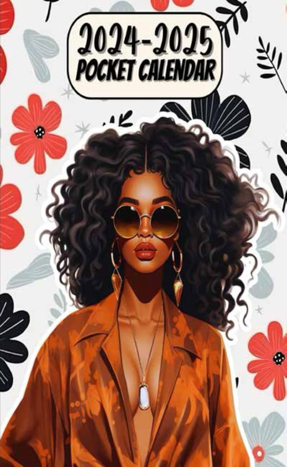Amazon Black Women Pocket Calendar 2024 2025 2 Year African 