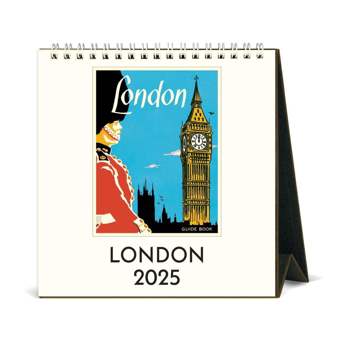 Amazon Cavallini 2025 Vintage London Easel Desk Calendar 6 X 6 5 Inches 12 Month Page A Month Standing Desk Calendar Ideal For Travel Lovers And Anglophiles Small And Cute Desktop Flip Calendar 2025 Office Products