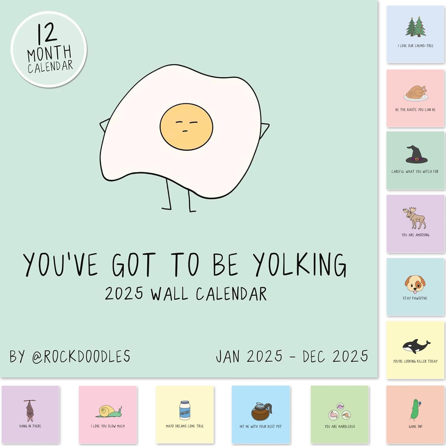 Amazon Dad Joke Wall Calendar 2025 A Year Of Hillariously Punny 