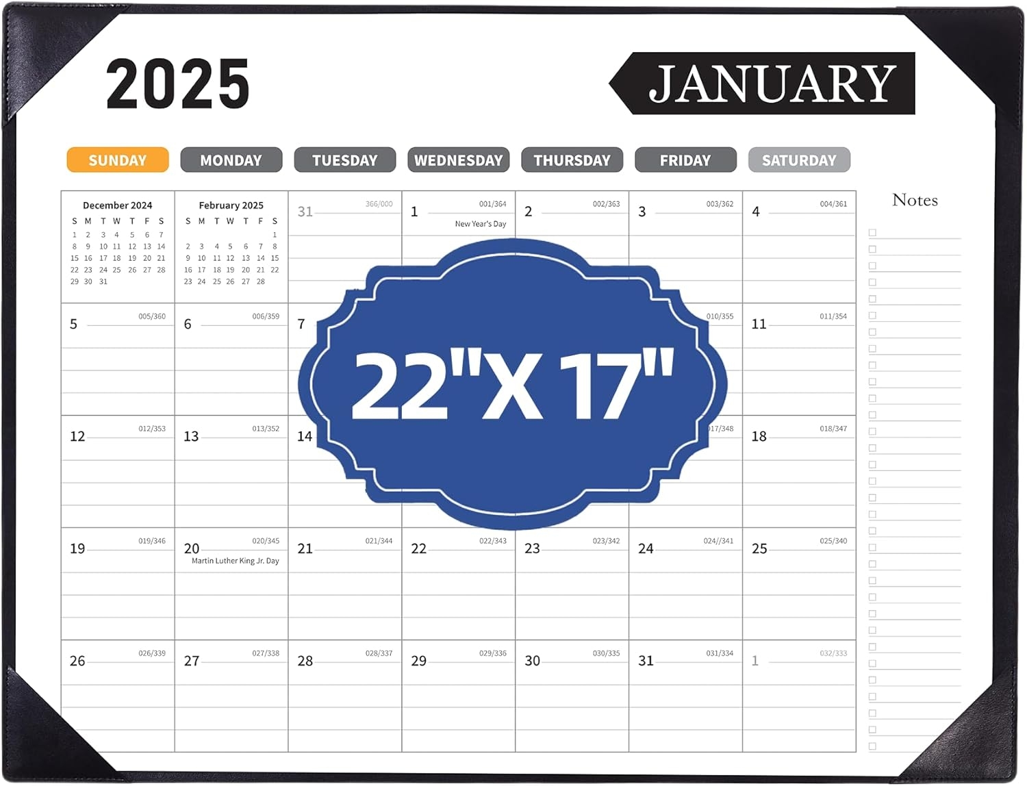 Amazon Desk Calendar 2025 Calendar With Desk Protecting Pad 