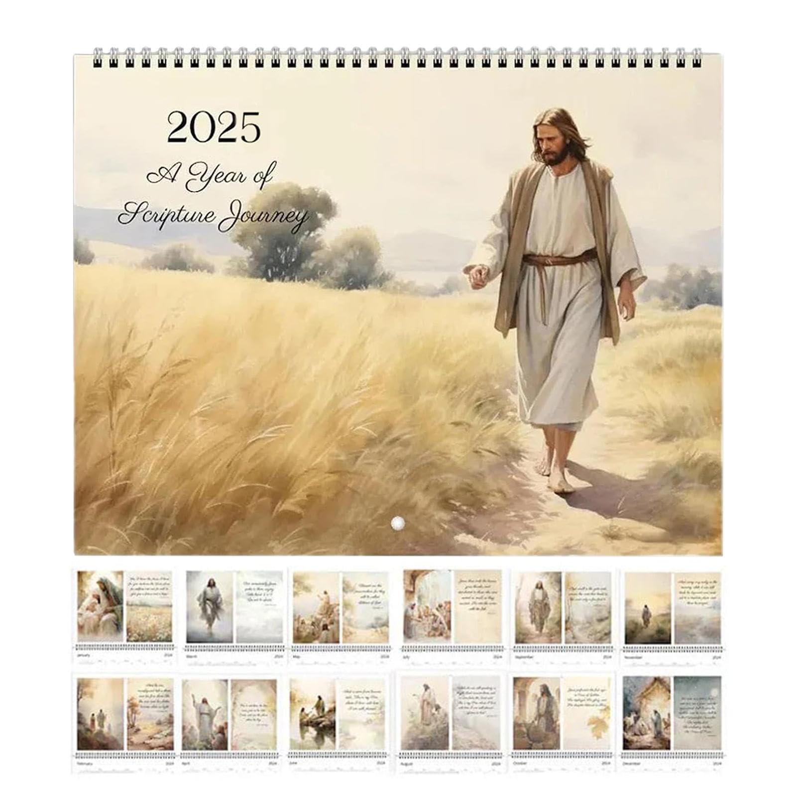 Amazon Jesus Christ Calendar 2025 11 4 8 3 In Jesus Wall Calendar 2025 Monthly Wall Calendar Bible Verse Wall Calendar For Wall Desktop Christ Lover Office Products