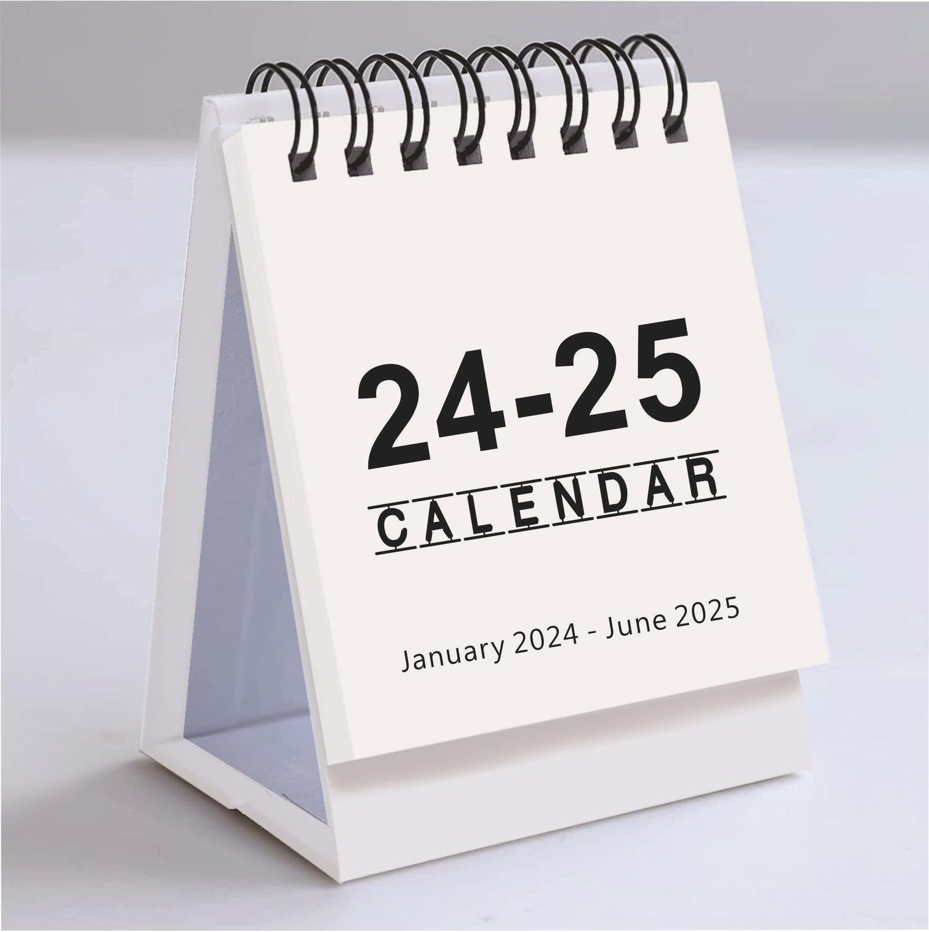Amazon Mini Desk Stand Calendar 2024 2025 Small Desktop Calendar 