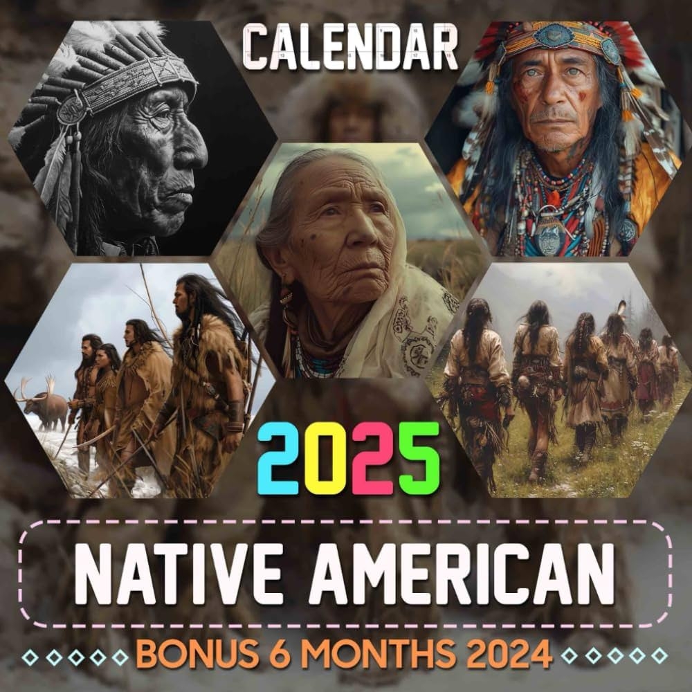 Amazon Native American Calendar 2025 18 Months Of Indigenous Wisdom July 2024 To December 2025 Organize With A Large Sized Highlighting Vibrant Native American Heritage Ideal Gifts House Callie Books
