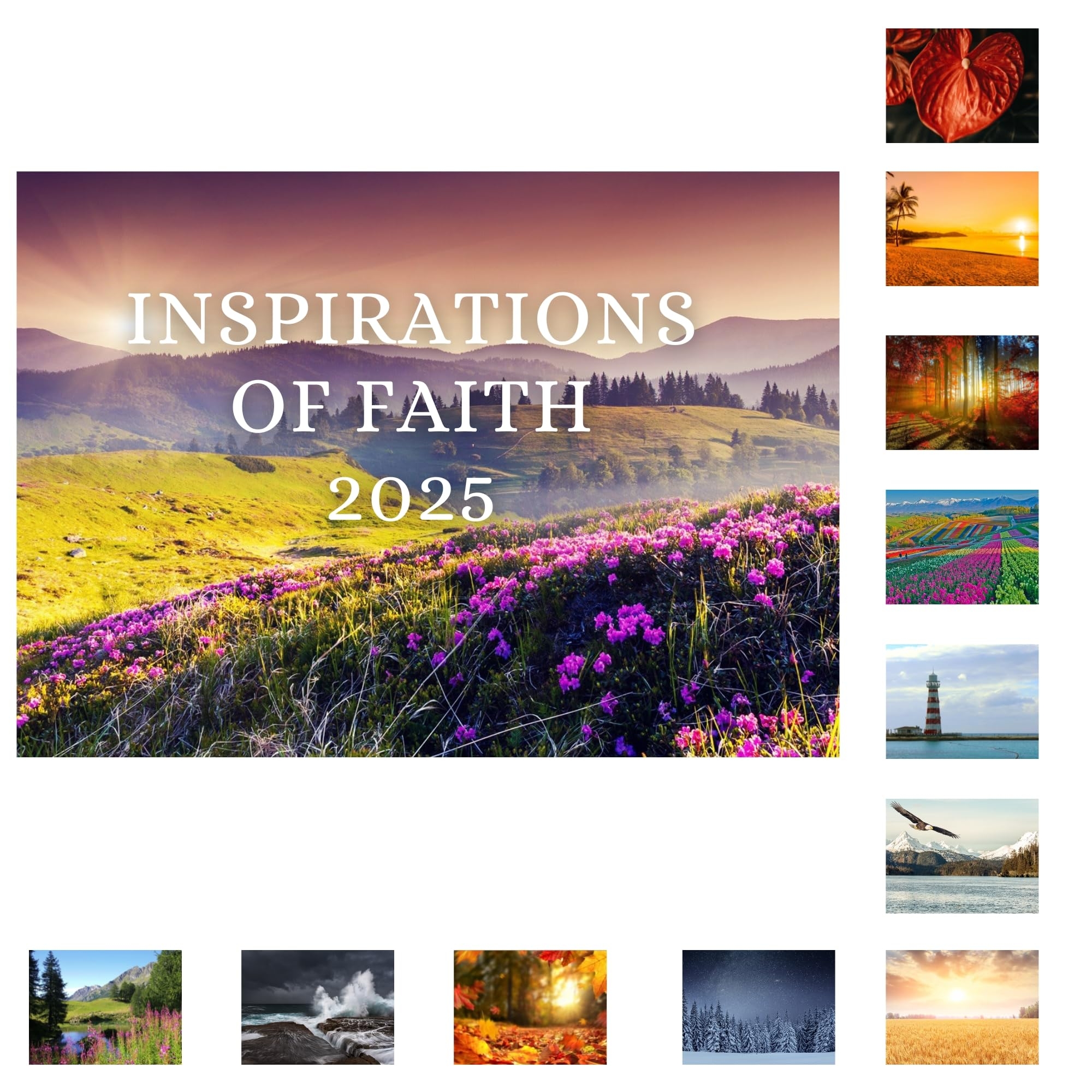 Amazon Steadfast Selections Inspirational Calendar 2025 Christian Calendar 2025 Motivational Calendar 2025 2025 Scripture Wall Calendar Daily Religious Calendar 2025 Wall Office Products