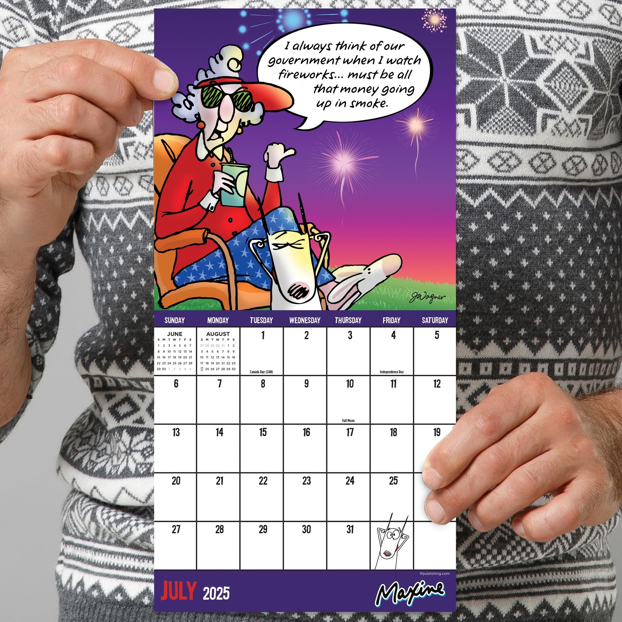 Maxine 2025 Desk Calendar