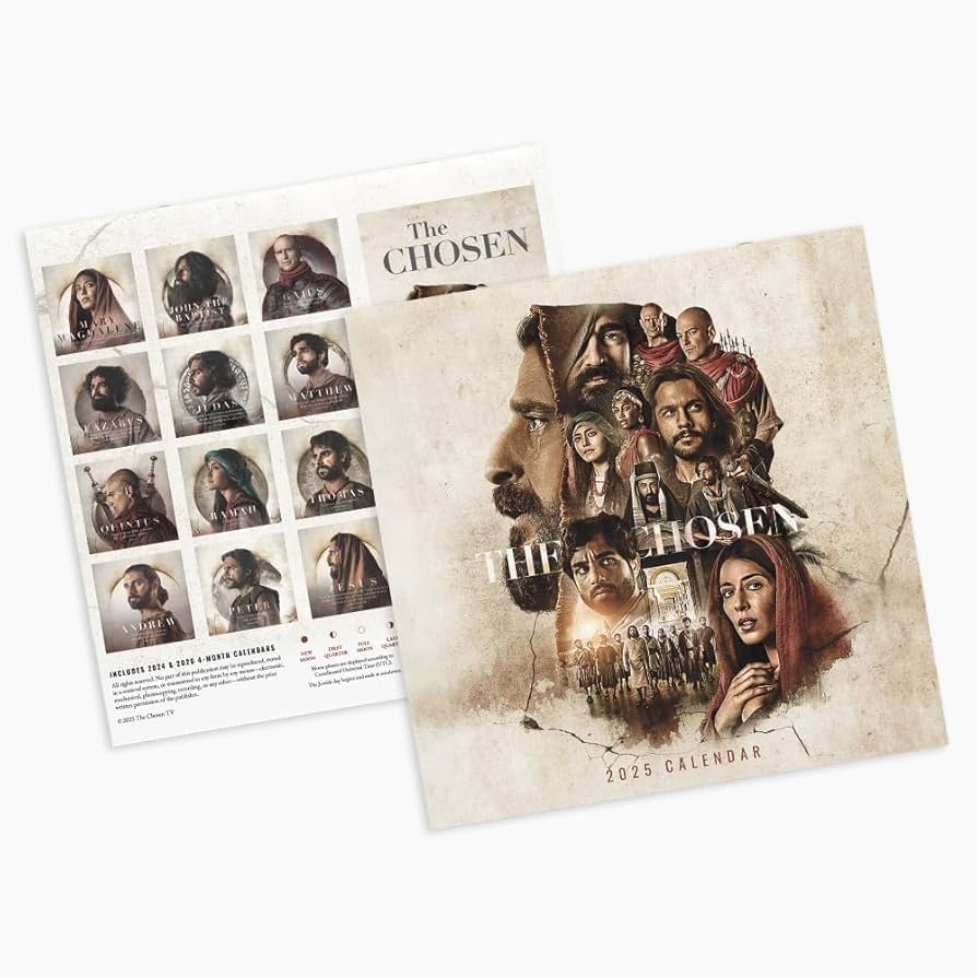 Amazon The Chosen 2025 Wall Calendar Inspirational Reflections Limited Edition Christian Wall Art Calendar Fans Of The Chosen Office Products