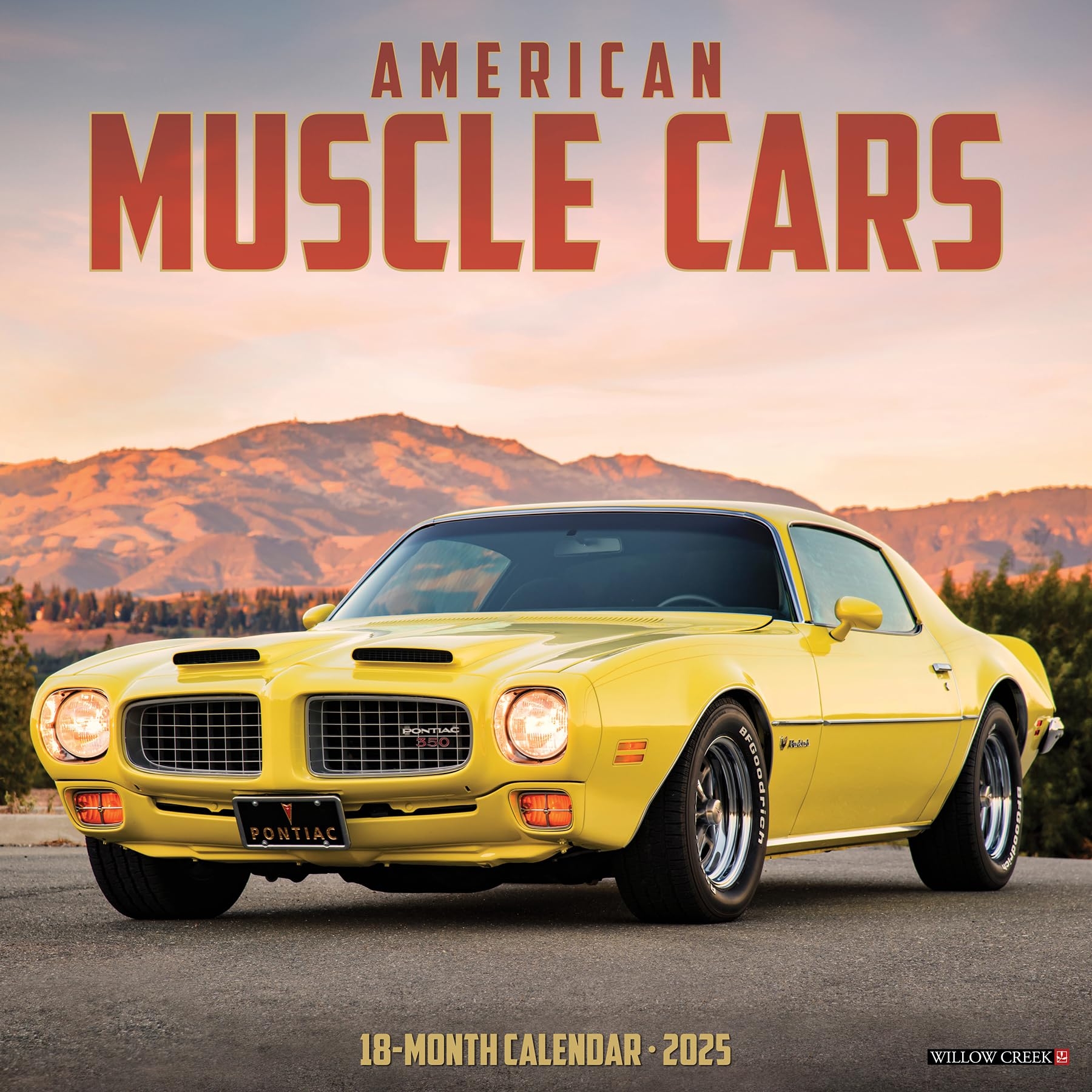 Amazon Willow Creek Press American Muscle Cars Monthly 2025 Wall Calendar 12 X 12 Willow Creek Press Office Products
