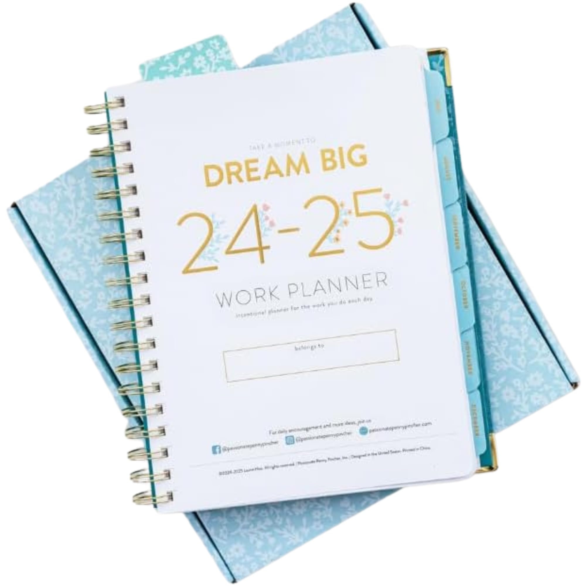 Amazon Work Planner Thru June 2025 Weekly Calendar Pages Starts Monday Monthly Review Pages Budgeting Goal Tracker Pages Monthly Calendar Customizable Checklists For Routines Daily Goals Office Products