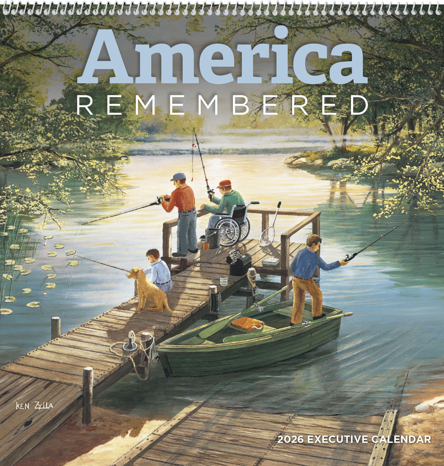 America Remembered Executive Spiral Calendar ValueCalendars