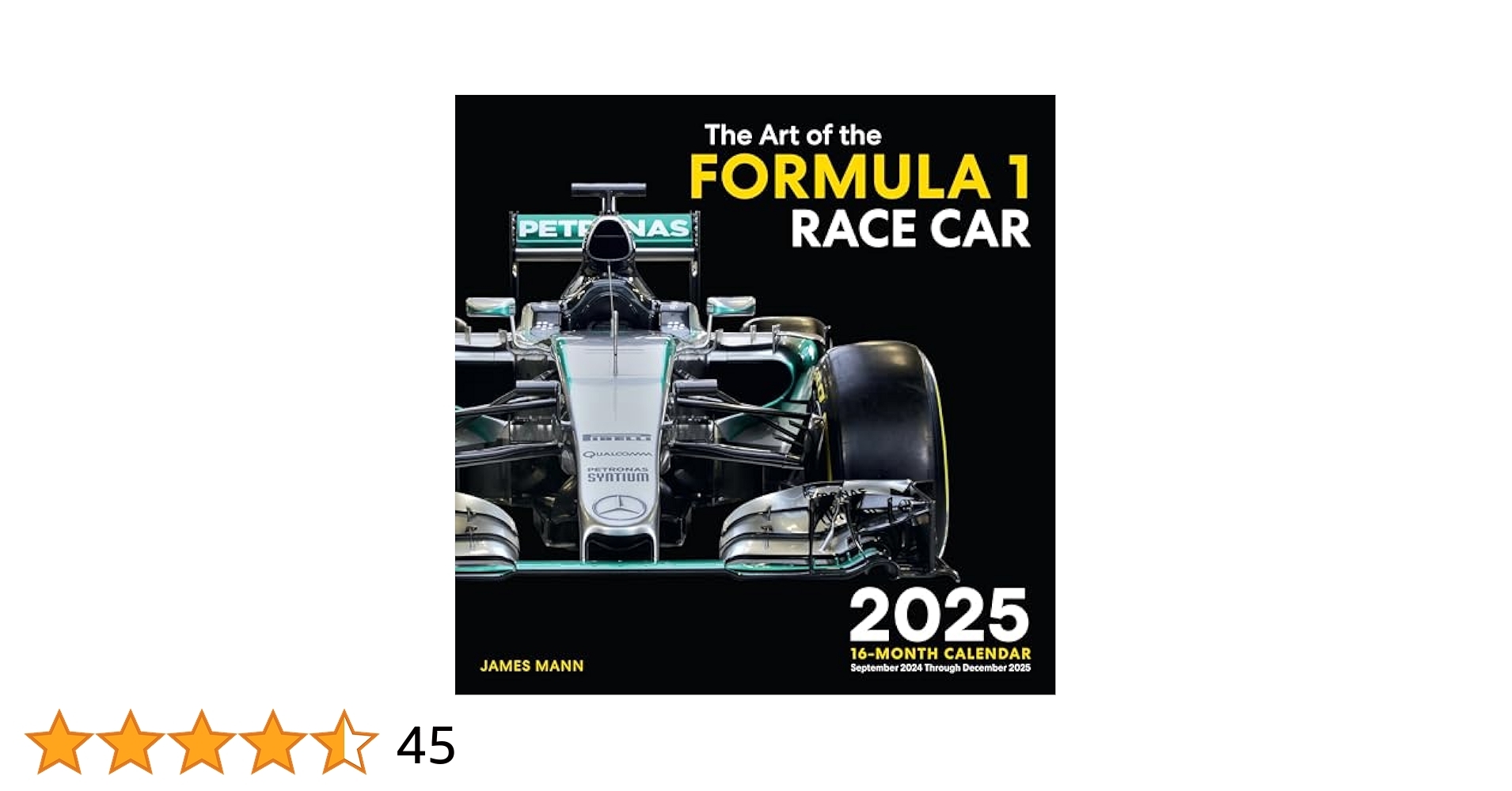 F1 Calendar 2025 Physical