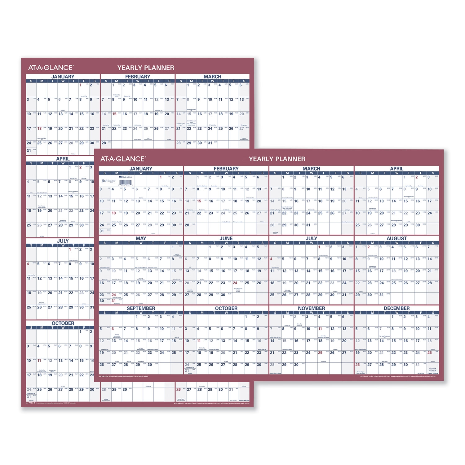2025 Desk Calendar At A Glance