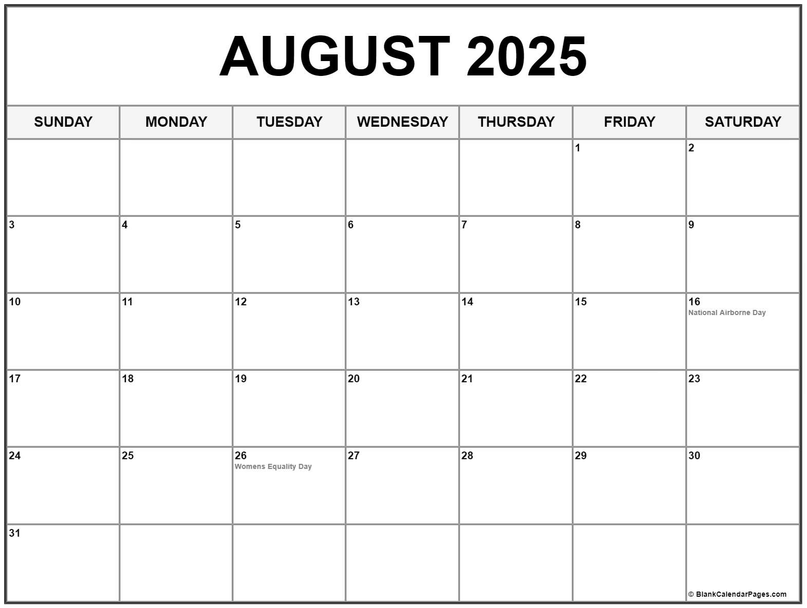 August 2025 Calendar Vertical A Comprehensive Guide To The Month s 