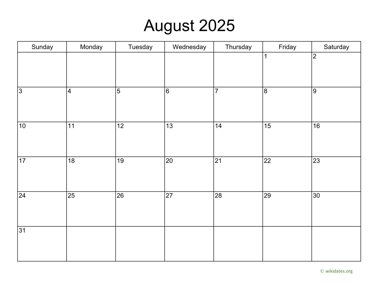 August Calendar 2025 Wiki Calendar Iris Jacinda