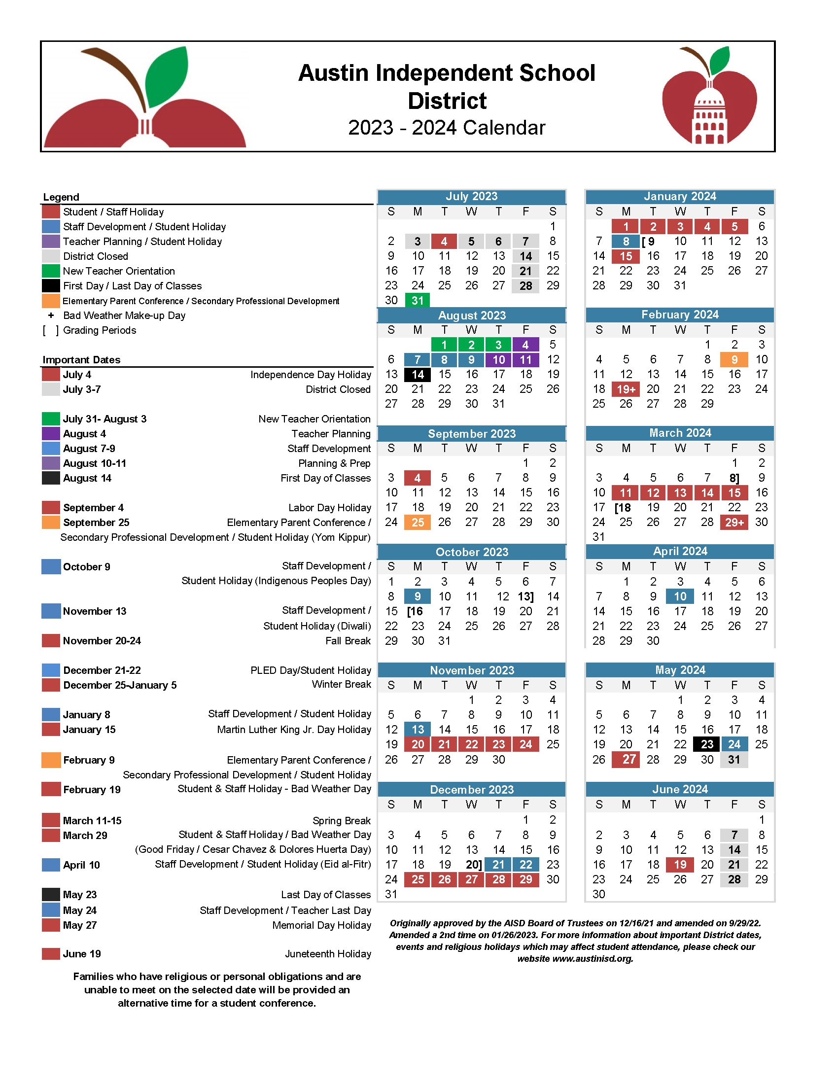 Austin 2025 Events Calendar
