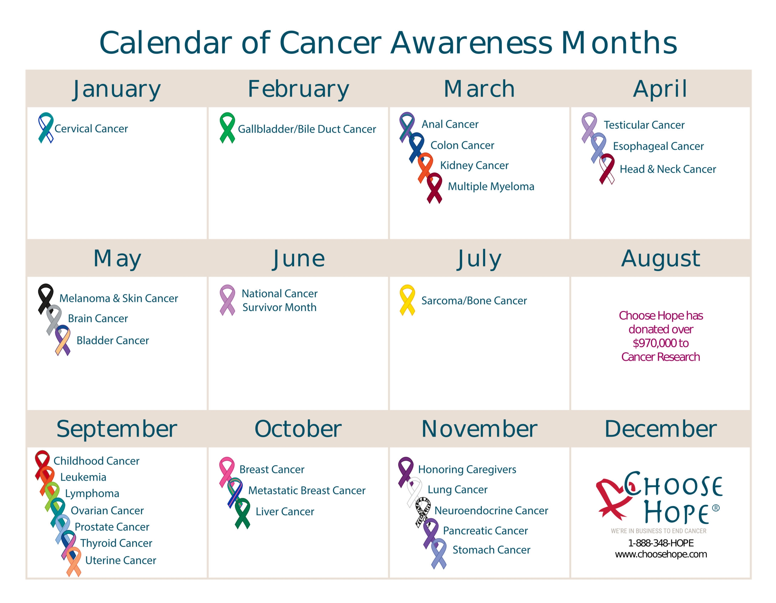 Awareness Day Calendar 2025 Brian S Bash
